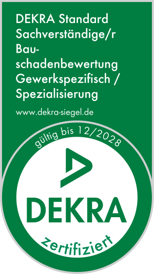 DEKRA Zertifikat Baugutachter